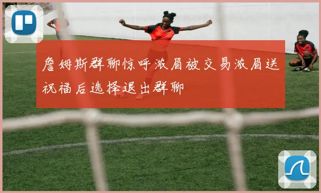詹姆斯群聊惊呼浓眉被交易浓眉送祝福后选择退出群聊